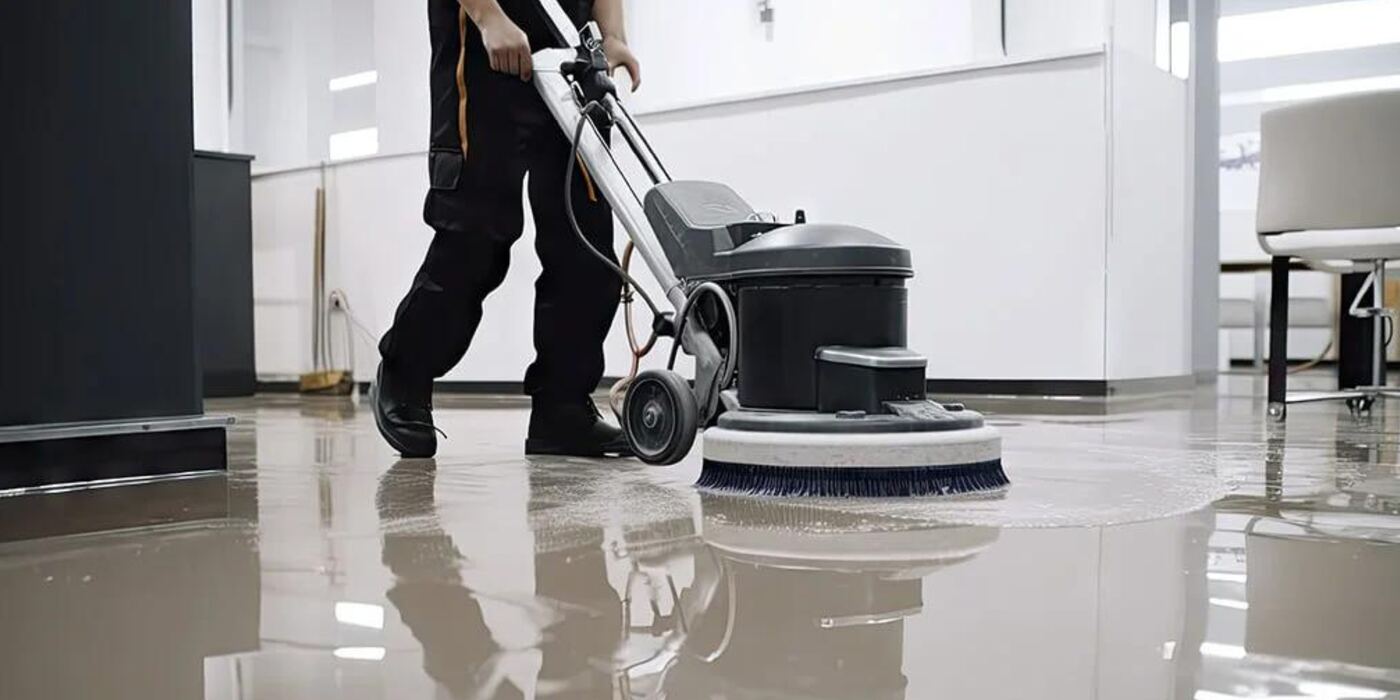 Petugas cleaning service